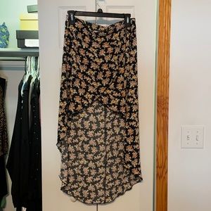 High to low skirt from pacsun